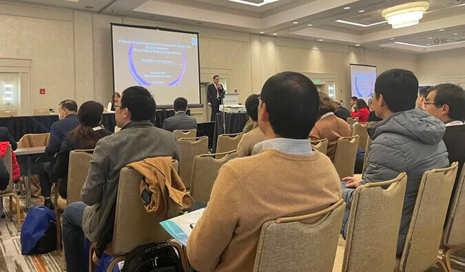 精彩回顾 | 不朽情缘mg官网圣诞前夕参展美国华人生物医药科技协会年会